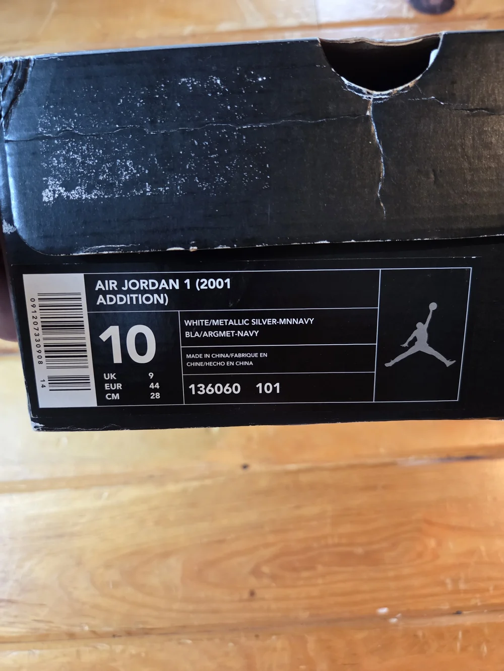 *RARE* 2001 Jordan 1 High Co.JP Japan Exclusive Brand New Size 10